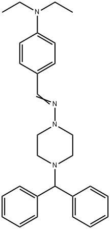 4-[(E)-(4-benzhydrylpiperazin-1-yl)iminomethyl]-N,N-diethylaniline