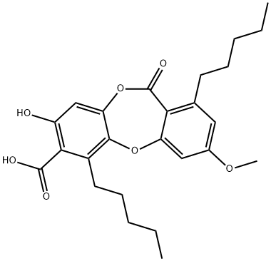 8-Hydroxy-3-methoxy-11-oxo-1,6-dipentyl-11H-dibenzo[b,e][1,4]dioxepin-7-carboxylic acid