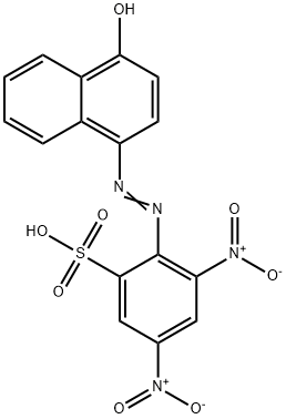 2-[(4-hydroxy-1-naphthyl)azo]-3,5-dinitrobenzenesulphonic acid
