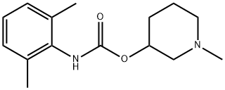N-(2,6-Dimethylphenyl)carbamic acid 1-methyl-3-piperidinyl ester