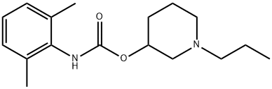 N-(2,6-Dimethylphenyl)carbamic acid 1-propyl-3-piperidinyl ester