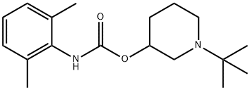 N-(2,6-Dimethylphenyl)carbamic acid 1-tert-butyl-3-piperidinyl ester