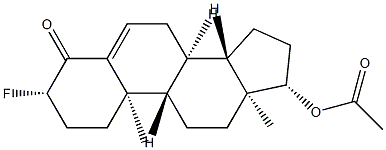 17β-(Acetyloxy)-3β-fluoroandrost-5-en-4-one