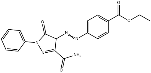 ethyl 4-[[3-(aminocarbonyl)-4,5-dihydro-5-oxo-1-phenyl-1H-pyrazol-4-yl]azo]benzoate