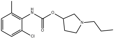 N-(2-Chloro-6-methylphenyl)carbamic acid 1-propyl-3-pyrrolidinyl ester