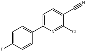 2-氯-6-(4-氟苯基)烟酸腈