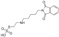 Thiosulfuric acid hydrogen S-[2-[5-(1,3-dioxoisoindolin-2-yl)pentylamino]ethyl] ester