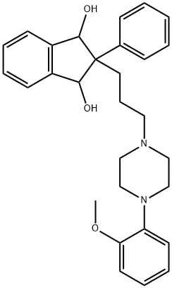 2-[3-[4-(2-methoxyphenyl)piperazin-1-yl]propyl]-2-phenyl-1,3-dihydroin dene-1,3-diol