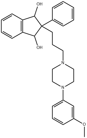 2-[3-[4-(m-Methoxyphenyl)-1-piperazinyl]propyl]-2-phenyl-1,3-indanediol