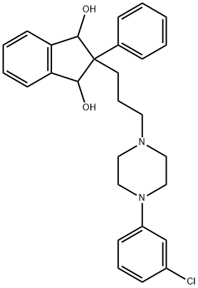 2-[3-[4-(m-Chlorophenyl)-1-piperazinyl]propyl]-2-phenyl-1,3-indanediol