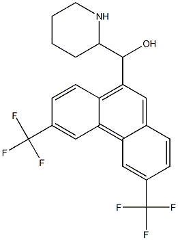 α-(2-Piperidyl)-3,6-bis(trifluoromethyl)-9-phenanthrenemethanol