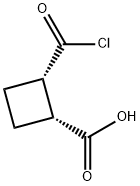 Cyclobutanecarboxylic acid, 2-(chloroformyl)-, cis- (8CI)