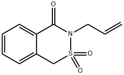 3-Allyl-3,4-dihydro-4-oxo-1H-2,3-benzothiazine 2,2-dioxide