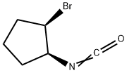 Cyclopentane, 1-bromo-2-isocyanato-, cis- (9CI)