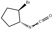 Cyclopentane, 1-bromo-2-isocyanato-, trans- (9CI)