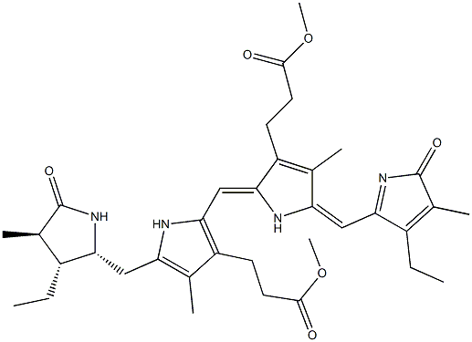 (2R,3R,4R)-3,17-Diethyl-1,2,3,4,5,19,23,24-octahydro-2,7,13,18-tetramethyl-1,19-dioxo-21H-biline-8,12-dipropionic acid dimethyl ester