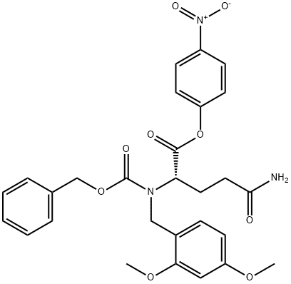 N5-[(2,4-Dimethoxyphenyl)methyl]-N2-[(benzyloxy)carbonyl]-L-glutamine 4-nitrophenyl ester
