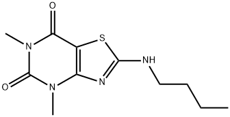 2-(Butylamino)-4,6-dimethylthiazolo(4,5-d)pyrimidine-5,7(4H,6H)-dione