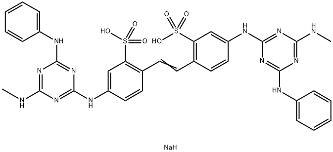 disodium 4,4'-bis[[6-anilino-4-(methylamino)-1,3,5-triazin-2-yl]amino]stilbene-2,2'-disulphonate