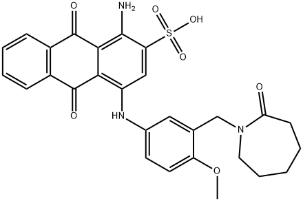 1-amino-4-[[3-[(hexahydro-2-oxo-1H-azepin-1-yl)methyl]-4-methoxyphenyl]amino]-9,10-dihydro-9,10-dioxoanthracene-2-sulphonic acid
