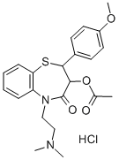 cis-3-acetoxy-5-[2-(dimethylamino)ethyl]-2,3-dihydro-2-(4-methoxyphenyl)-1,5-benzothiazepin-4(5H)-one monohydrochloride