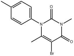 5-bromo-3,6-dimethyl-1-(4-methylphenyl)pyrimidine-2,4-dione