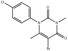 5-bromo-1-(4-chlorophenyl)-3,6-dimethyl-pyrimidine-2,4-dione