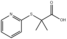 Propionic acid, 2-methyl-2-(2-pyridylthio)- (8CI)