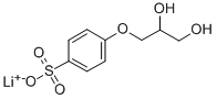 lithium 4-(2,3-dihydroxypropoxy)benzenesulphonate