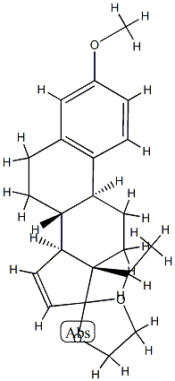 13-Ethyl-3-Methoxygona-1,3,5(10),15-tetraen-17-one Cyclic Ethylene Acetal