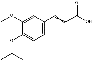 (E)-3-(4-异丙氧基-3-甲氧基苯基)丙烯酸