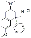6-methoxy-N,N,4-trimethyl-4-phenyl-tetralin-2-amine hydrochloride