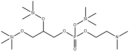 Phosphoric acid, 2,3-bis(trimethylsiloxy)propyl 2-(dimethylamino)ethyl  trimethylsilyl ester