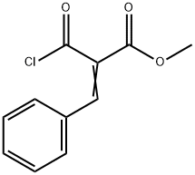 2-(Chloroformyl)-3-phenylpropenoic acid methyl ester