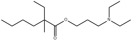 2-Ethyl-2-methylhexanoic acid 3-(diethylamino)propyl ester