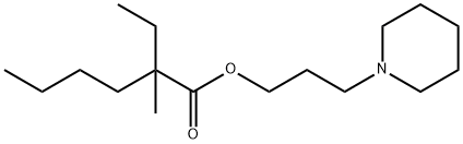 2-Ethyl-2-methylhexanoic acid 3-piperidinopropyl ester