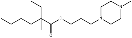 2-Ethyl-2-methylhexanoic acid 3-(4-methyl-1-piperazinyl)propyl ester