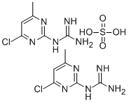 Guanidine, (4-chloro-6-methyl-2-pyrimidinyl)-, sulfate (2:1)