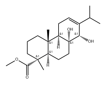(1R)-1,2,3,4,4a,4bα,5,8,8a,9,10,10aα-Dodecahydro-8α,8aα-dihydroxy-1,4aβ-dimethyl-7-isopropylphenanthrene-1α-carboxylic acid methyl ester