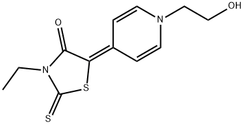 3-ethyl-5-[1-(2-hydroxyethyl)-4(1H)-pyridylidene]rhodanine