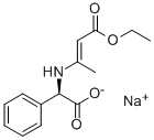 sodium (R)-[(3-ethoxy-1-methyl-3-oxoprop-1-enyl)amino]phenylacetate