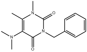 Uracil, 3-benzyl-1,6-dimethyl-5-dimethylamino-
