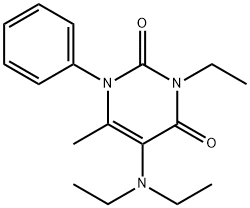 Uracil, 5-(diethylamino)-3-ethyl-6-methyl-1-phenyl-