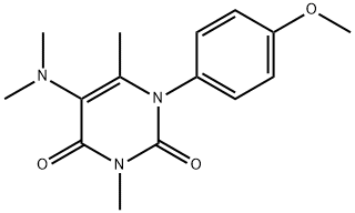 3,6-Dimethyl-5-(dimethylamino)-1-(4-methoxyphenyl)uracil