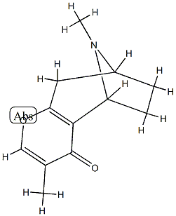 (+)-6,7,8,9-Tetrahydro-3,10-dimethyl-5,8-epiminocyclohepta[b]pyran-4(5H)-one