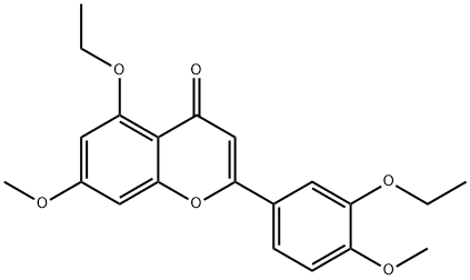5-Ethoxy-2-(3-ethoxy-4-methoxyphenyl)-7-methoxy-4H-1-benzopyran-4-one