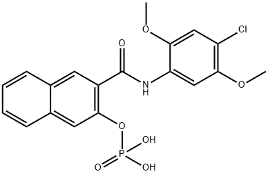 N-(4-chloro-2,5-dimethoxyphenyl)-3-(phosphonooxy)naphthalene-2-carboxamide
