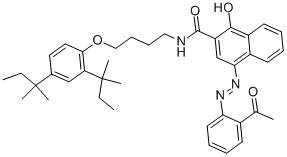 4-[(2-acetylphenyl)azo]-N-[4-[2,4-bis(1,1-dimethylpropyl)phenoxy]butyl]-1-hydroxynaphthalene-2-carboxamide