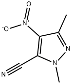 1,3-dimethyl-4-nitro-1H-pyrazole-5-carbonitrile