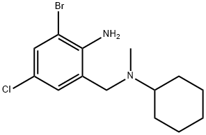 盐酸溴己新杂质I(N-甲基-N-环己基-2-氨基-5-氯-3-溴苯甲胺)